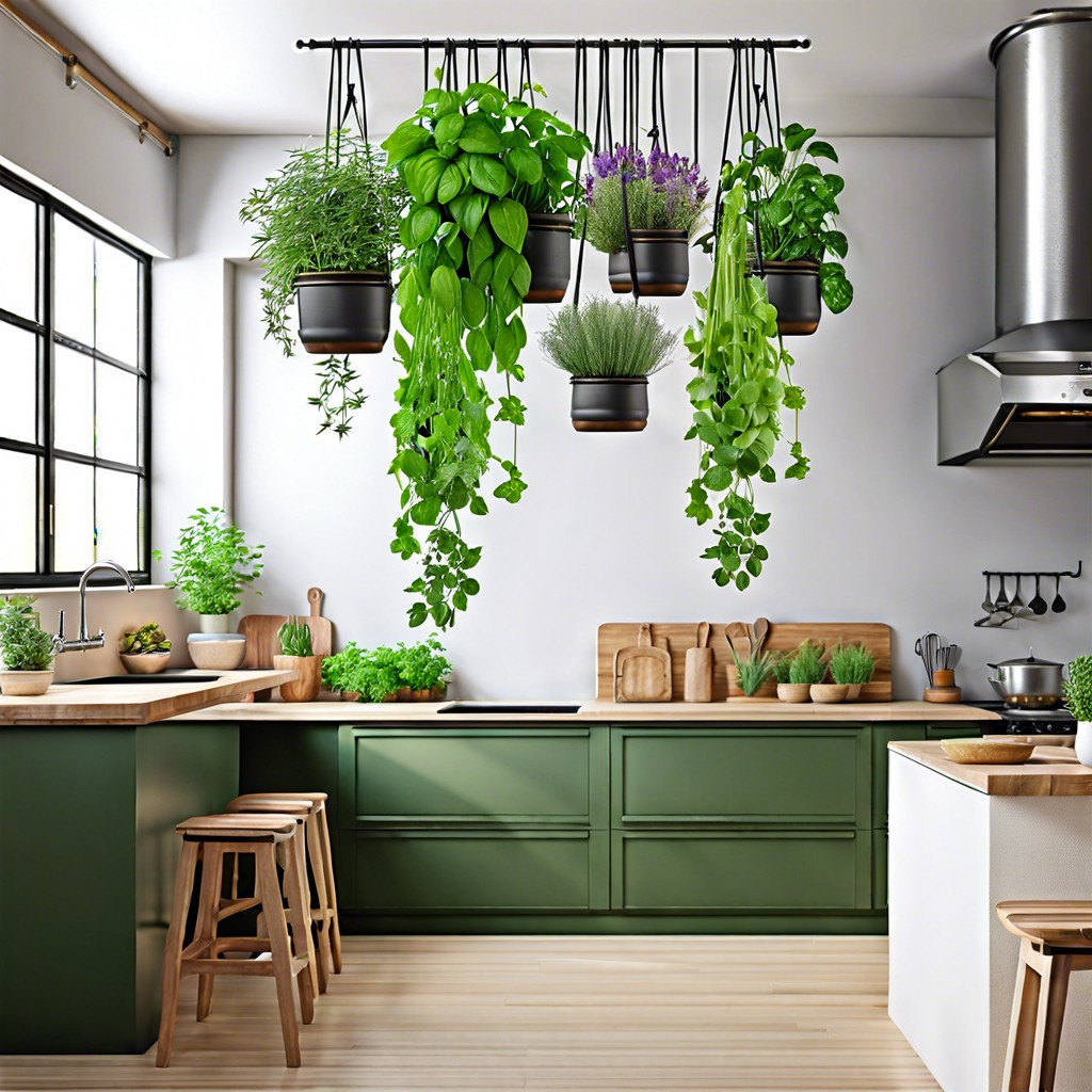 hanging herb garden