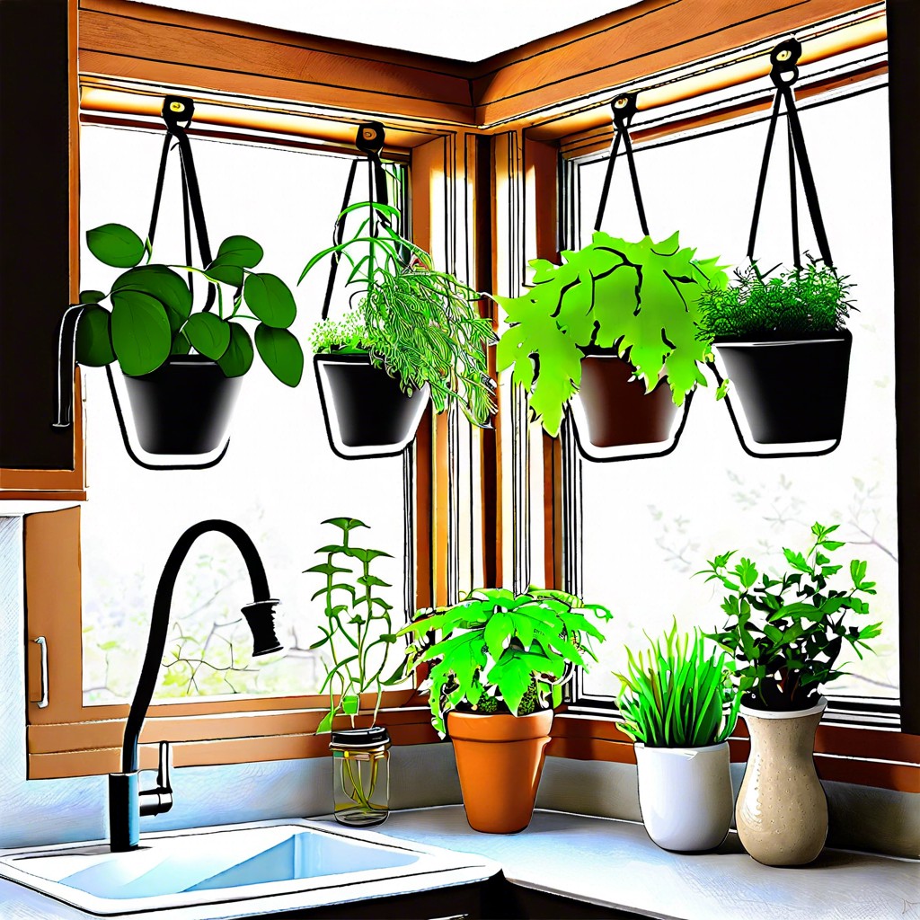 hanging herb garden