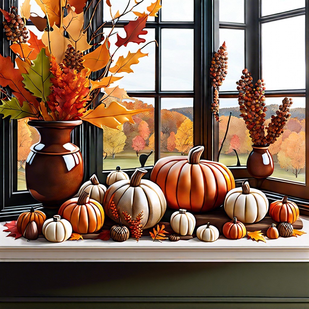 harvest festival feature local harvest items like corn stalks hay bales and gourds