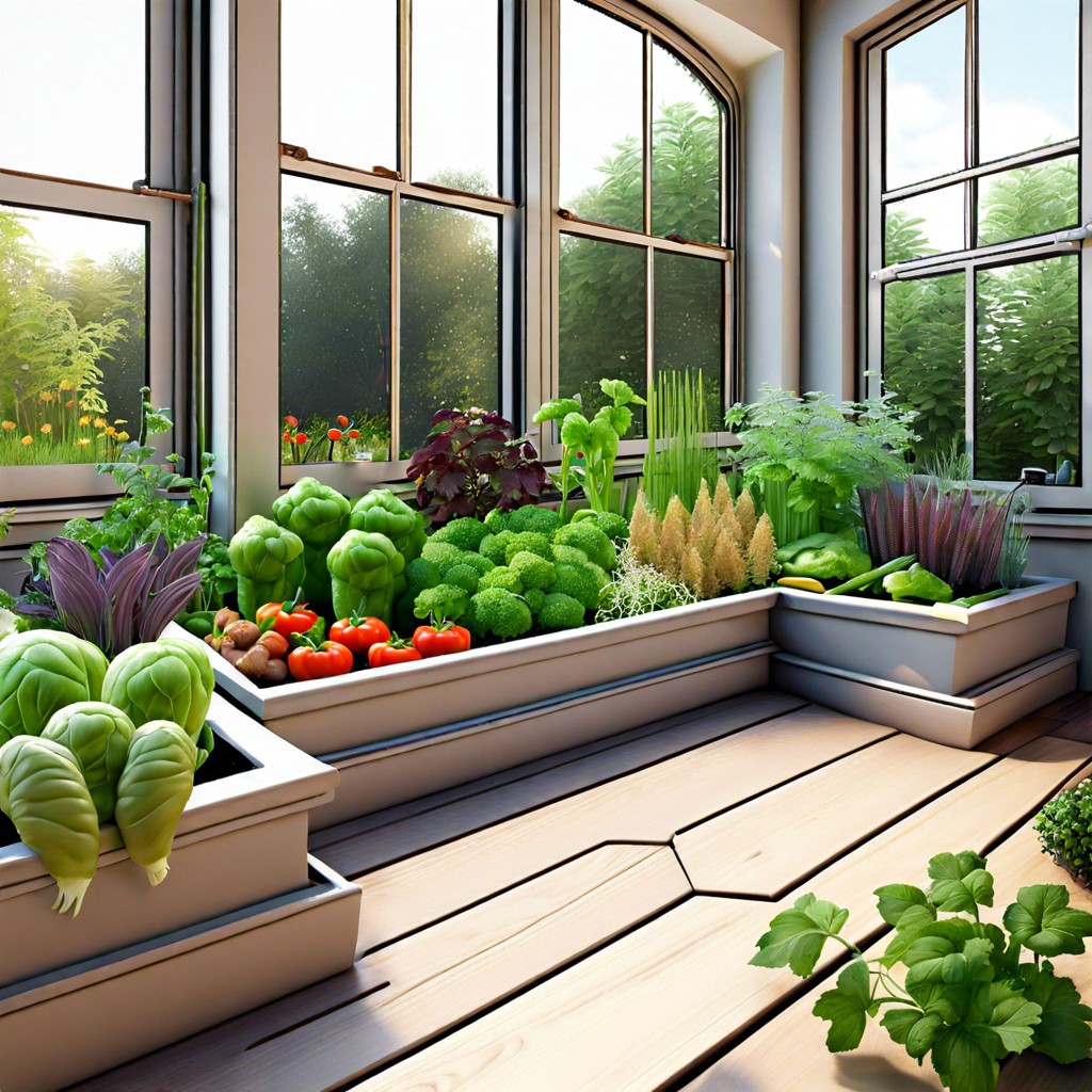 herb and vegetable garden