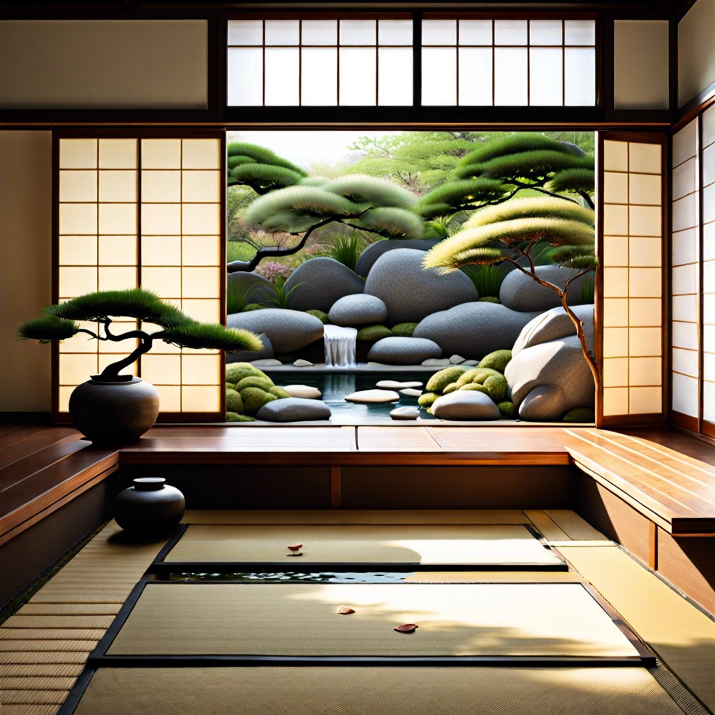 japanese inspired zen garden