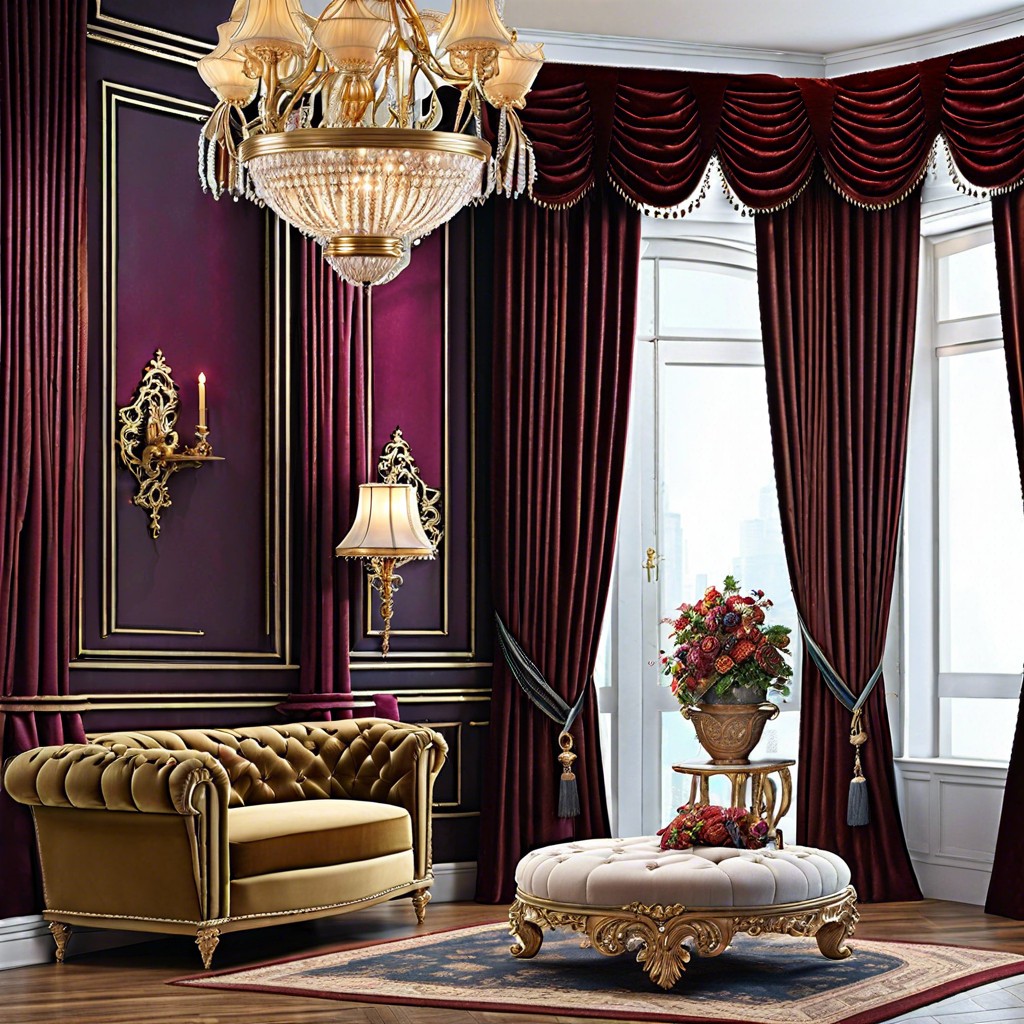 jewel tone velvet curtains