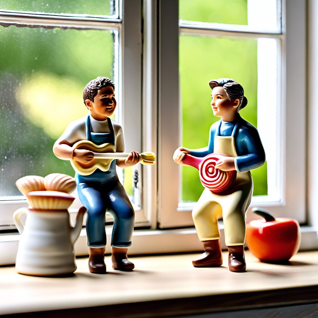 kitchen themed figurines