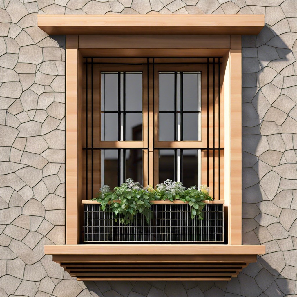 lattice design window wells