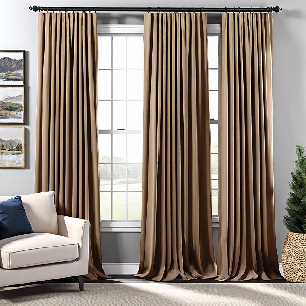 layered blackout curtains