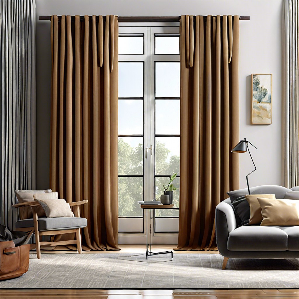 layered curtains sheers and heavy drapes