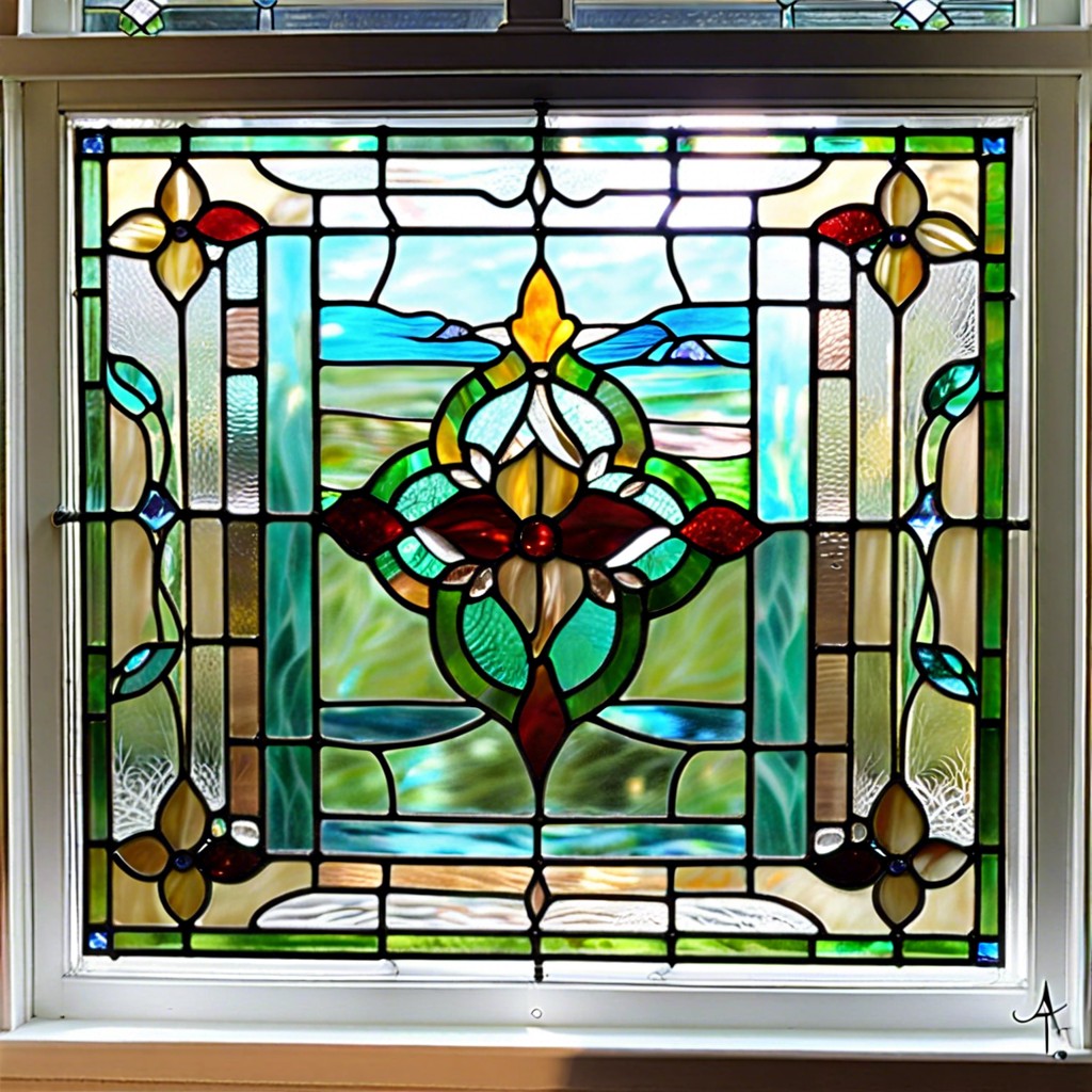 leaded glass panels