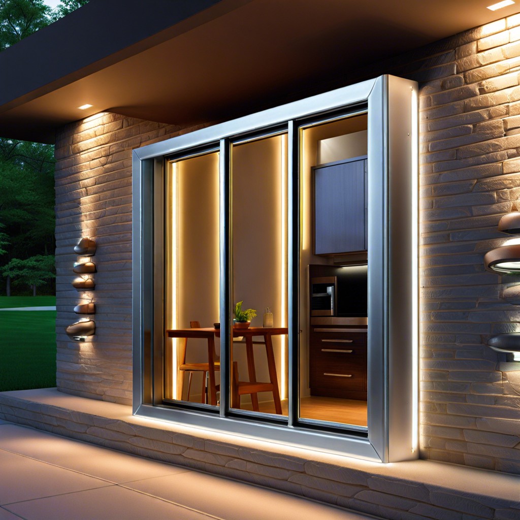 led lit window wells