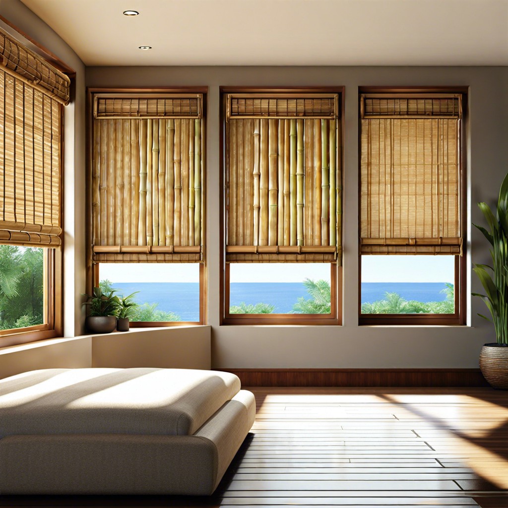 light filtering bamboo shades