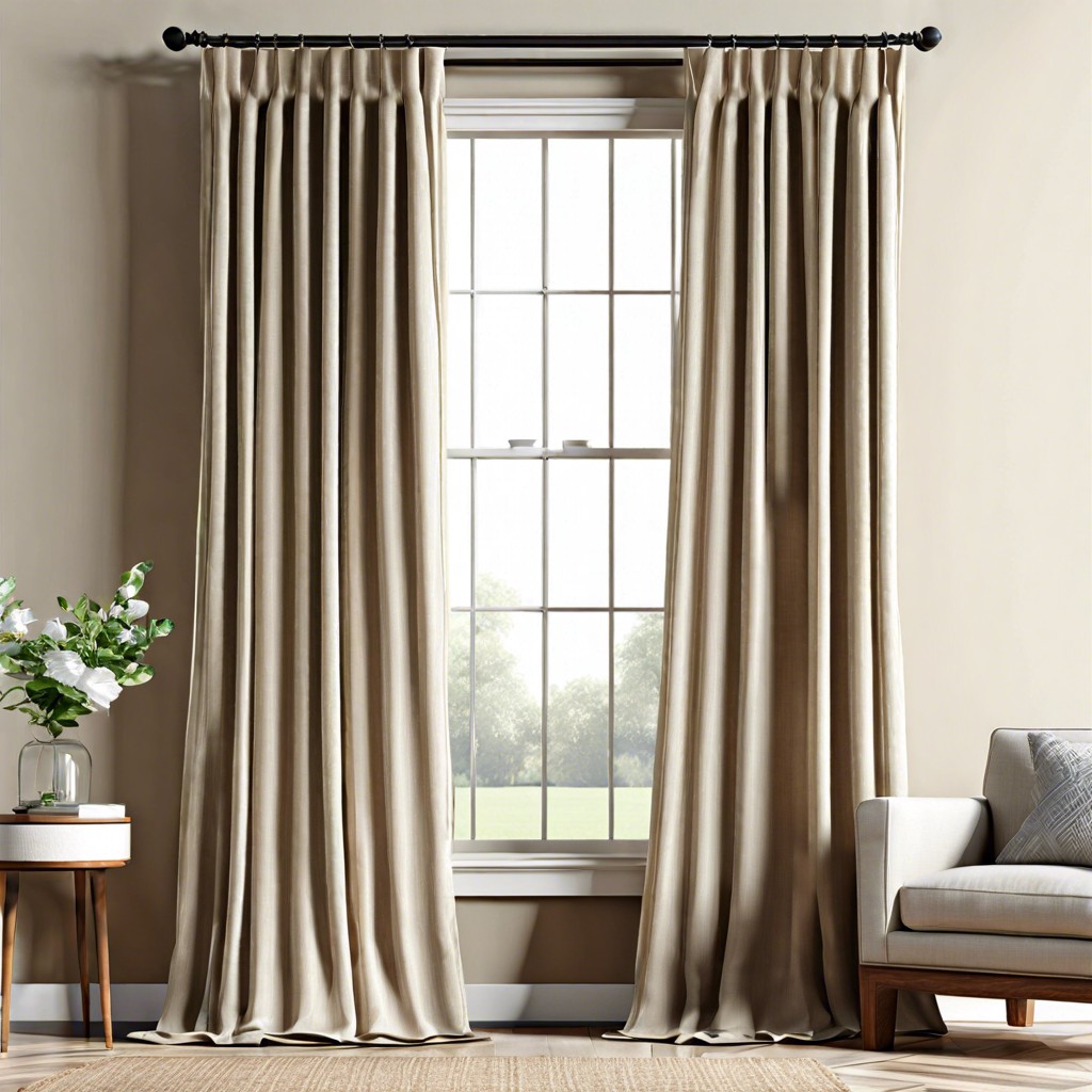 linen curtains with grommets