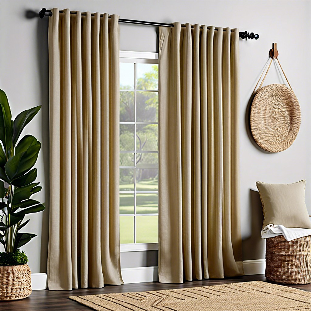 linen panel curtains