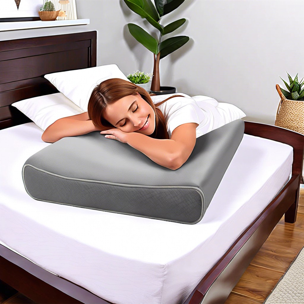 memory foam wedge pillow