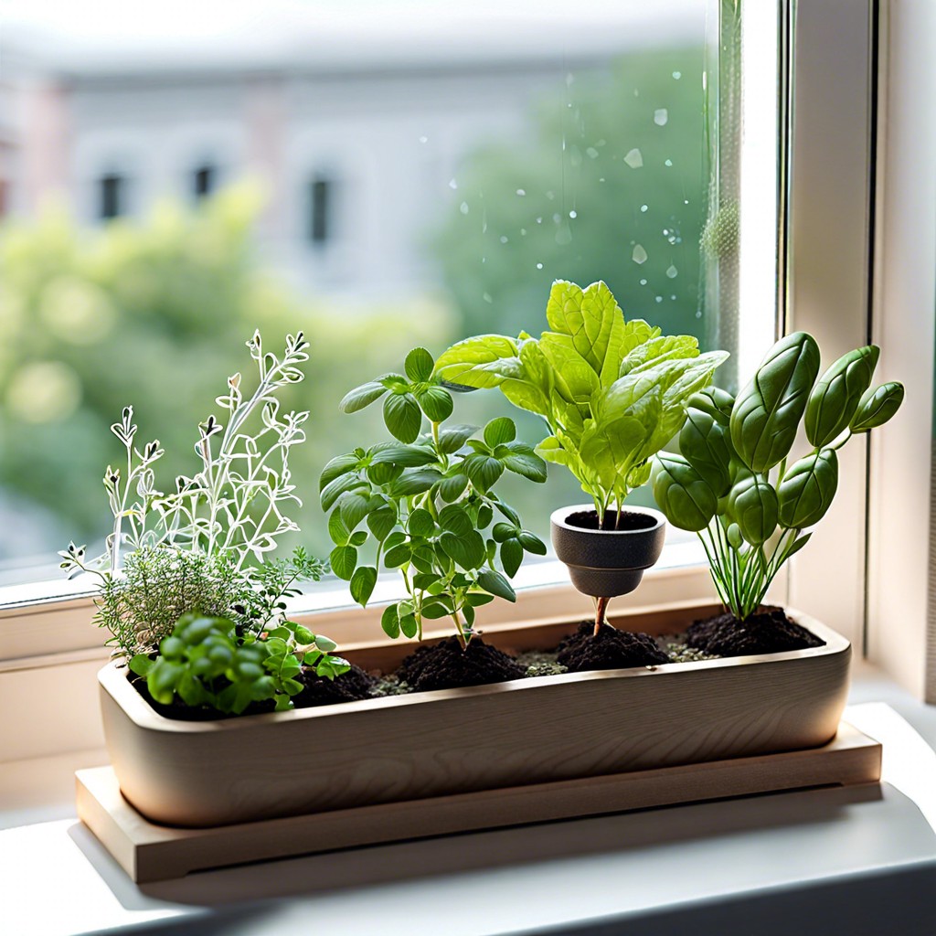 mini herb garden