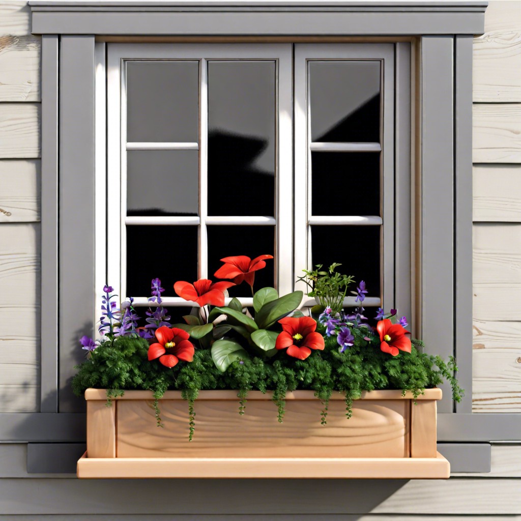 mini window box planter