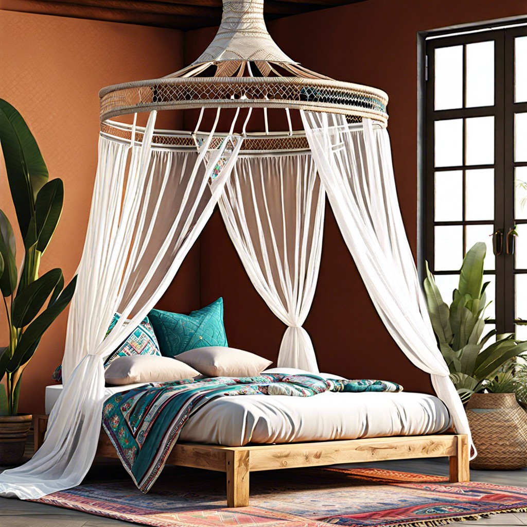 mosquito nets for a bohemian look that blocks bugs
