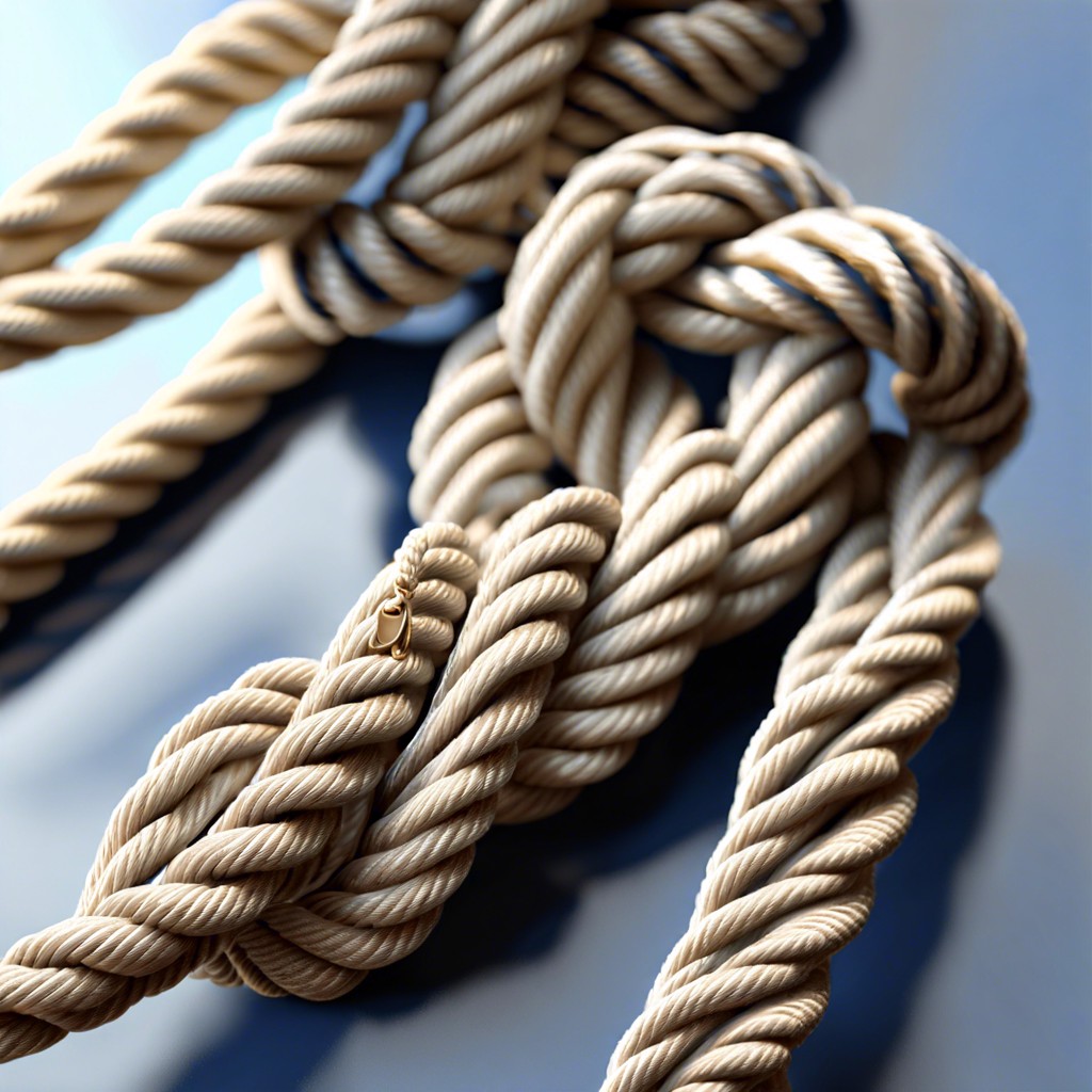 nautical rope tiebacks