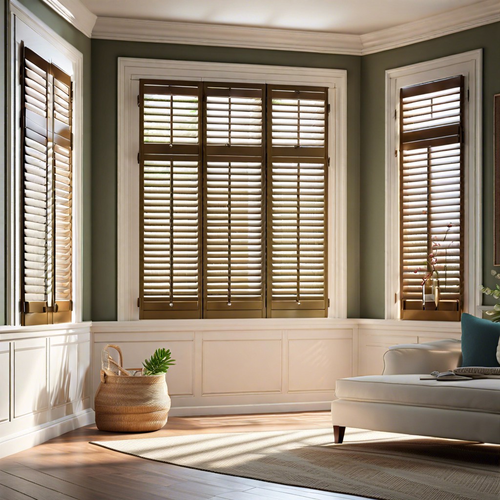plantation shutters for a classic look