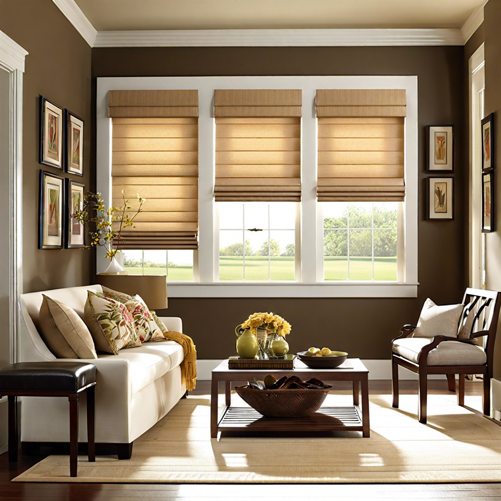 roman shades for an elegant look