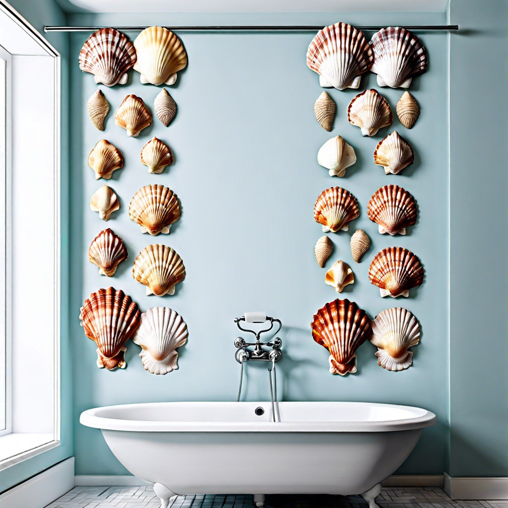 seashell window hangings