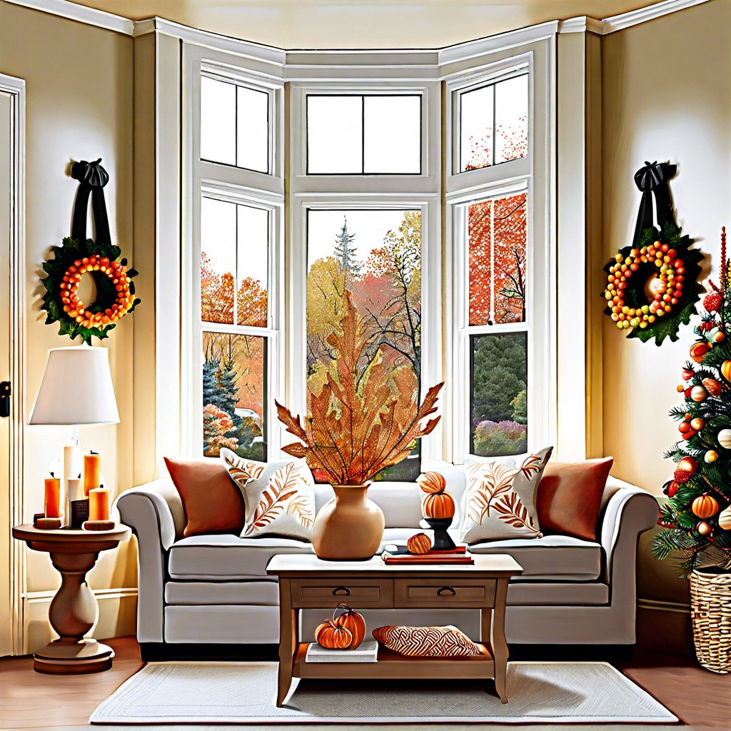 seasonal decoration nook changing themes throughout the year