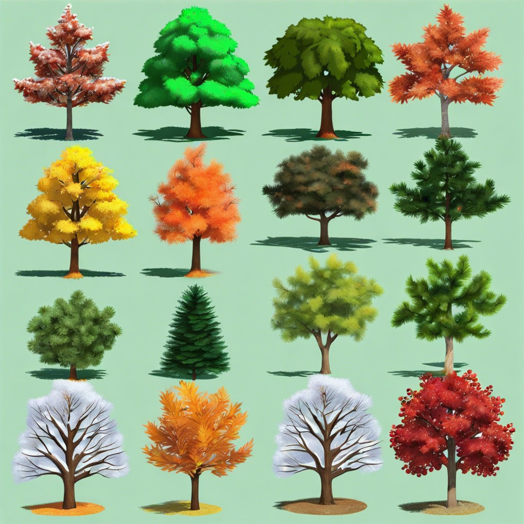 seasonal trees
