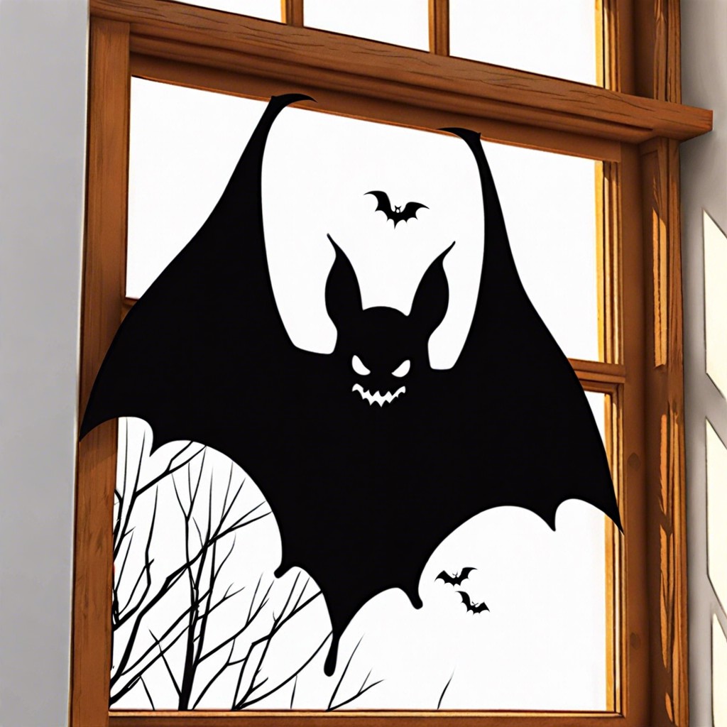 shadowy bat stickers