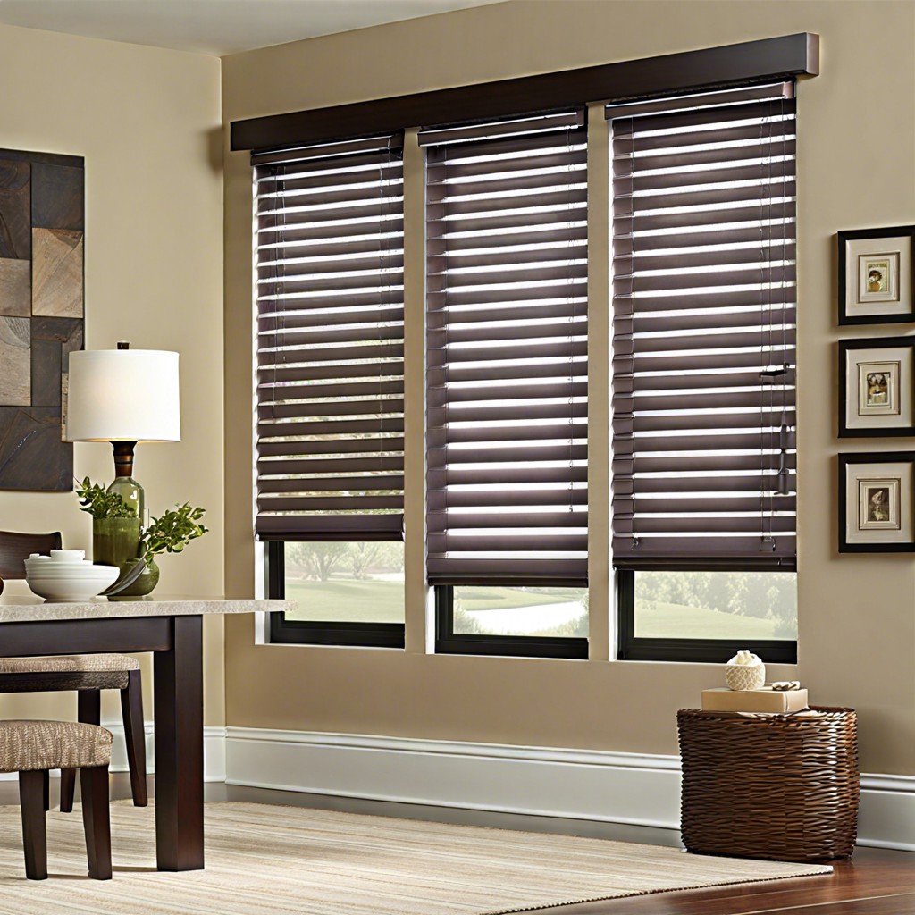 sheer horizontal blinds for diffused lighting