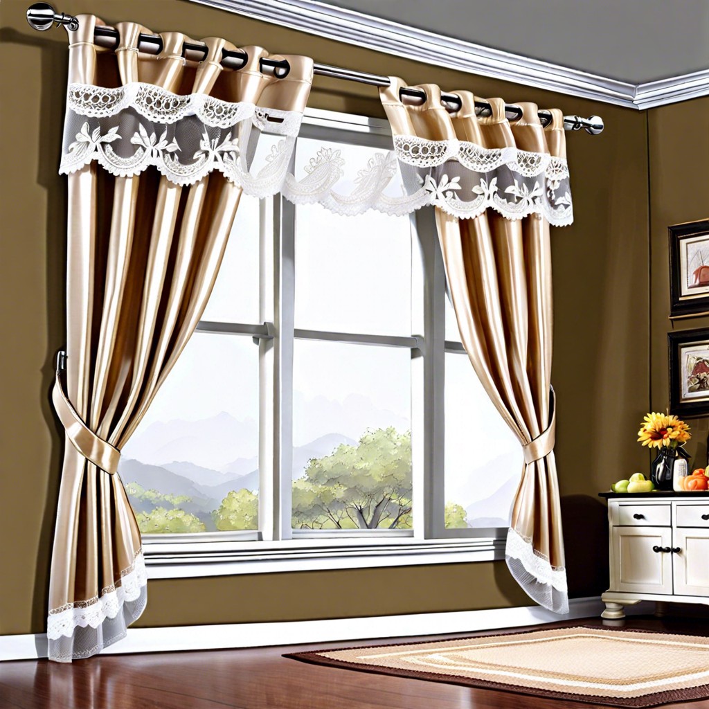 sheer lace curtains