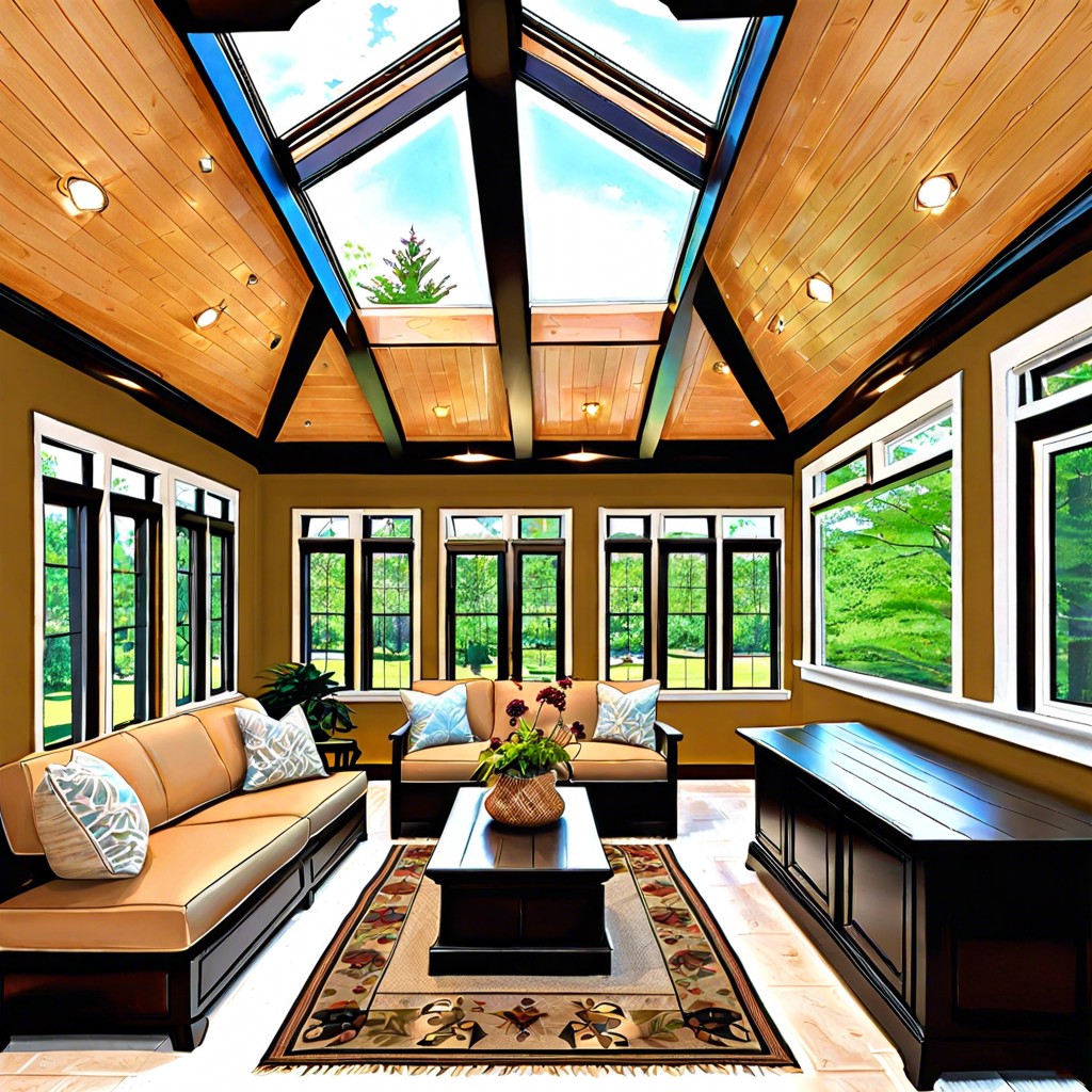 skylights with automatic blinds