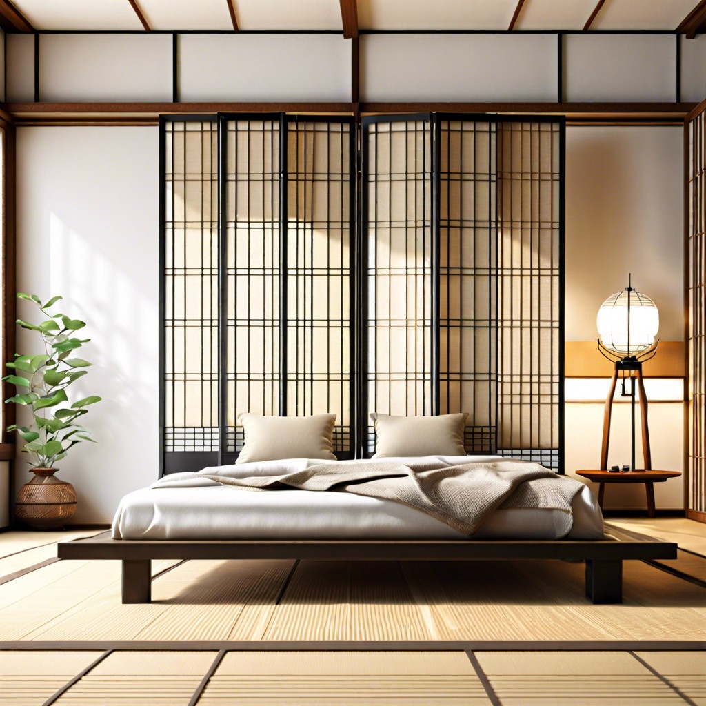 sliding shoji screens for a japanese vibe