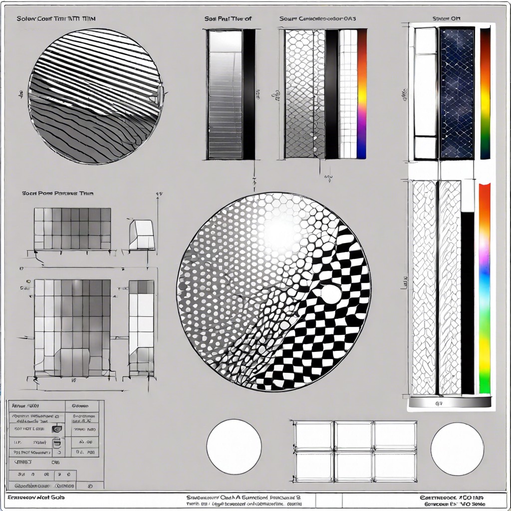 solar control tint with clear patterns