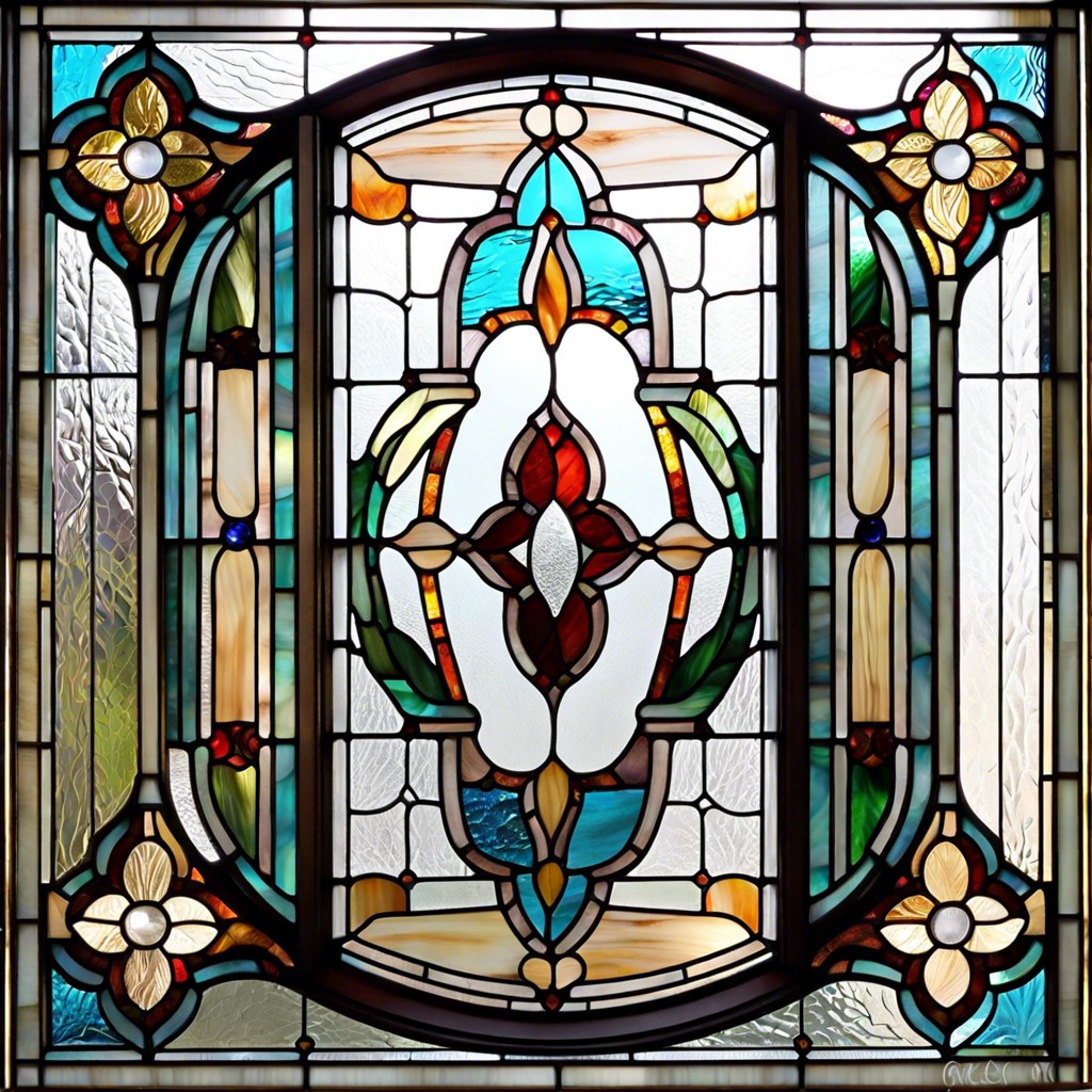 stained glass accents