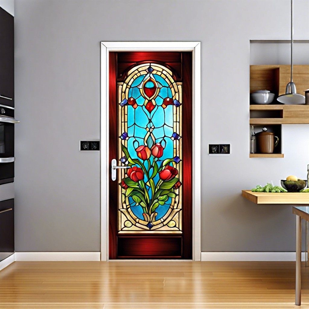 stained glass decals