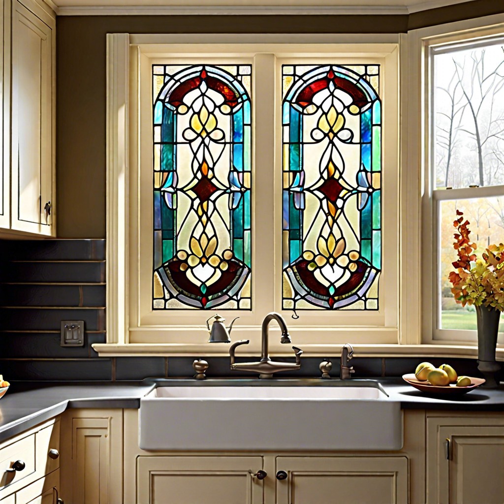 stained glass decals