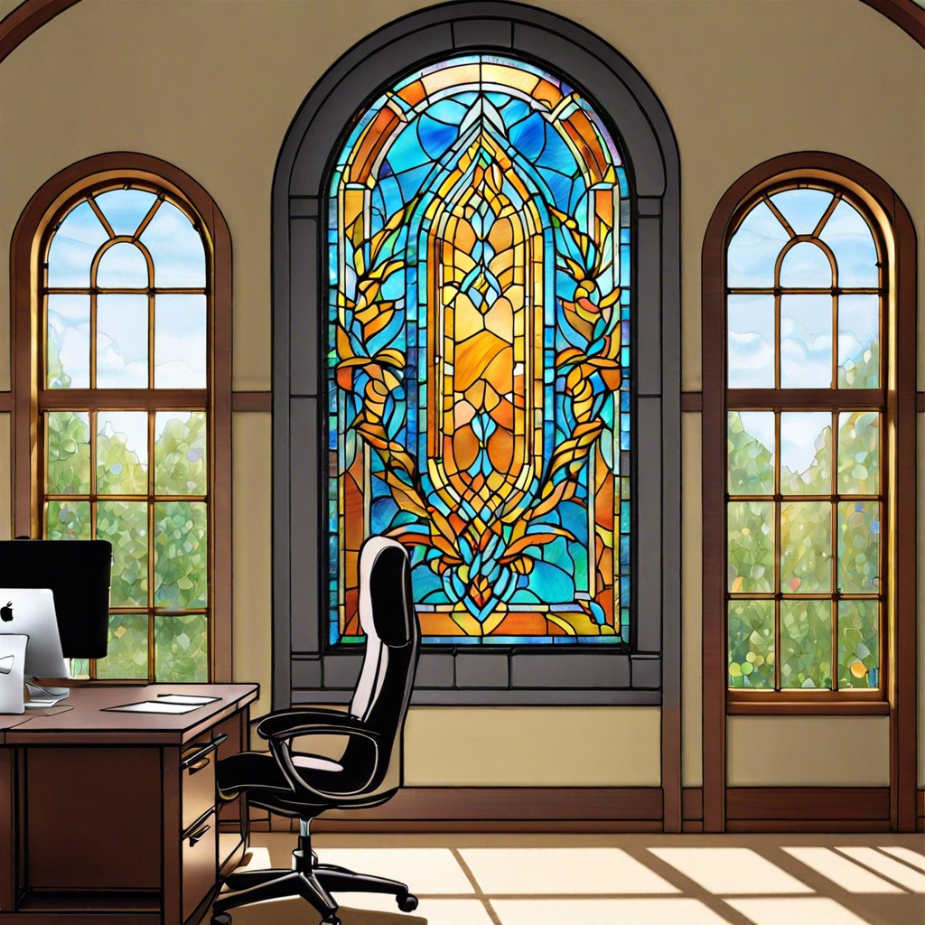 stained glass decals