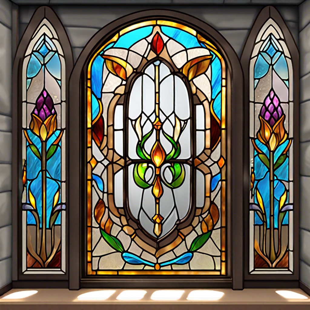 stained glass decals