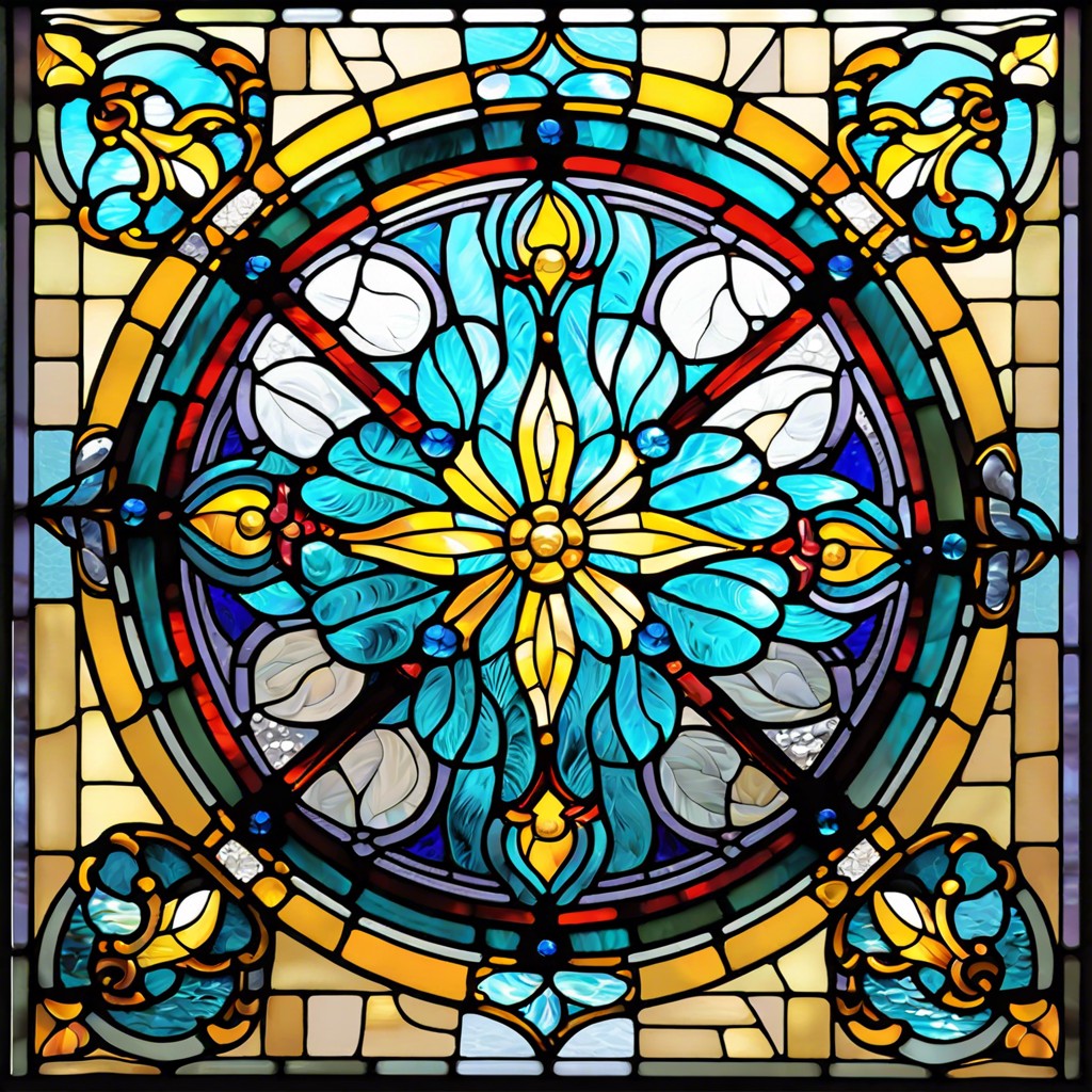 stained glass inserts