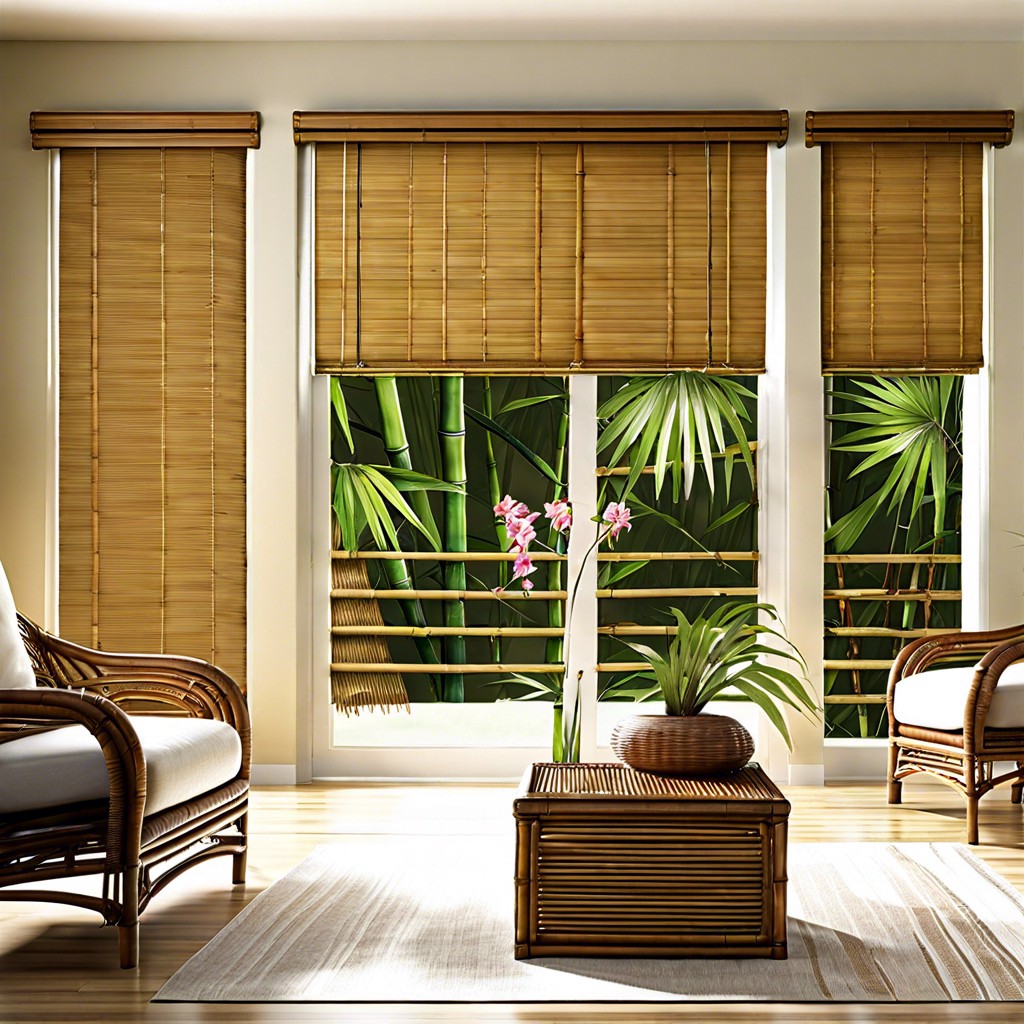 tropical bamboo blinds