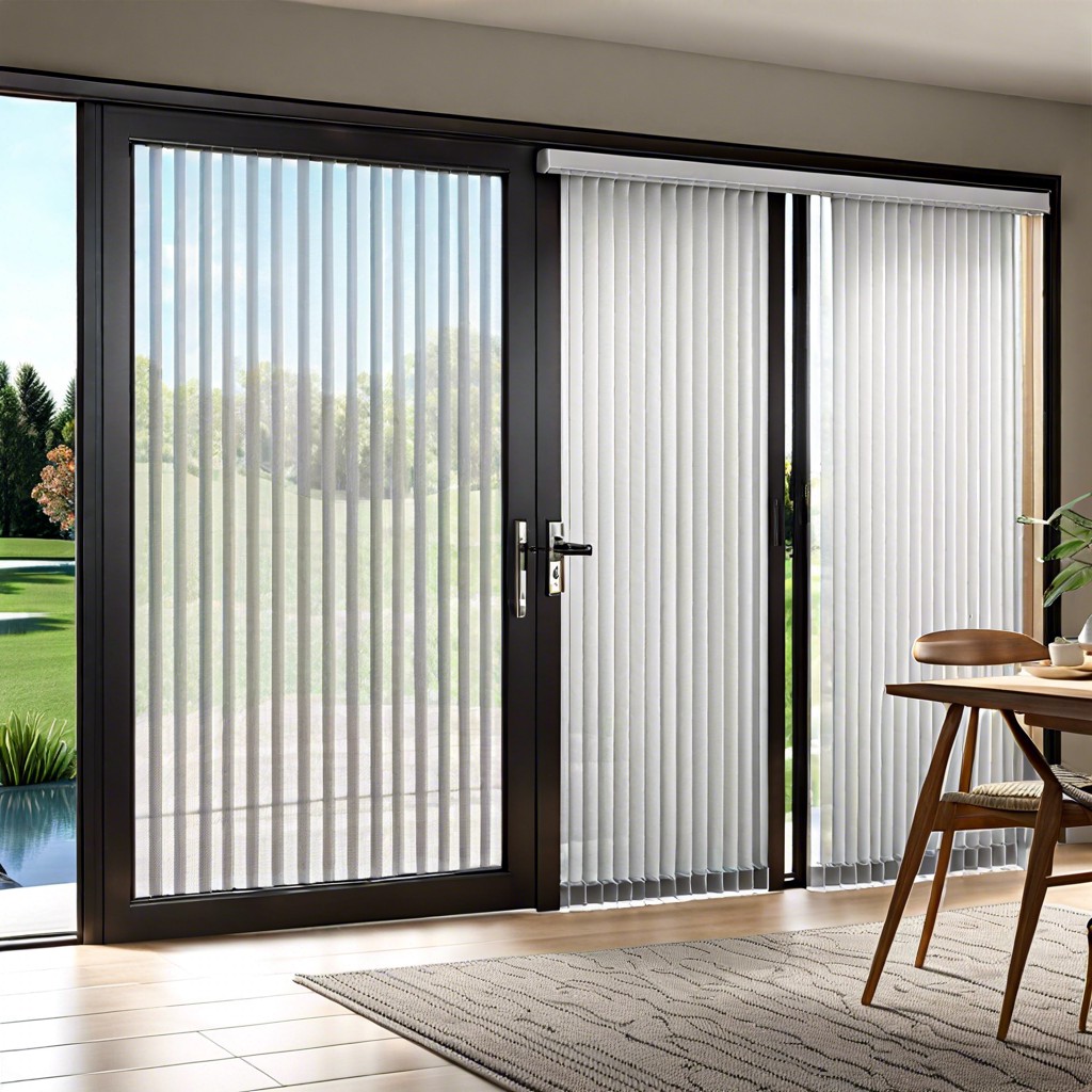 vertical honeycomb blinds for efficiency