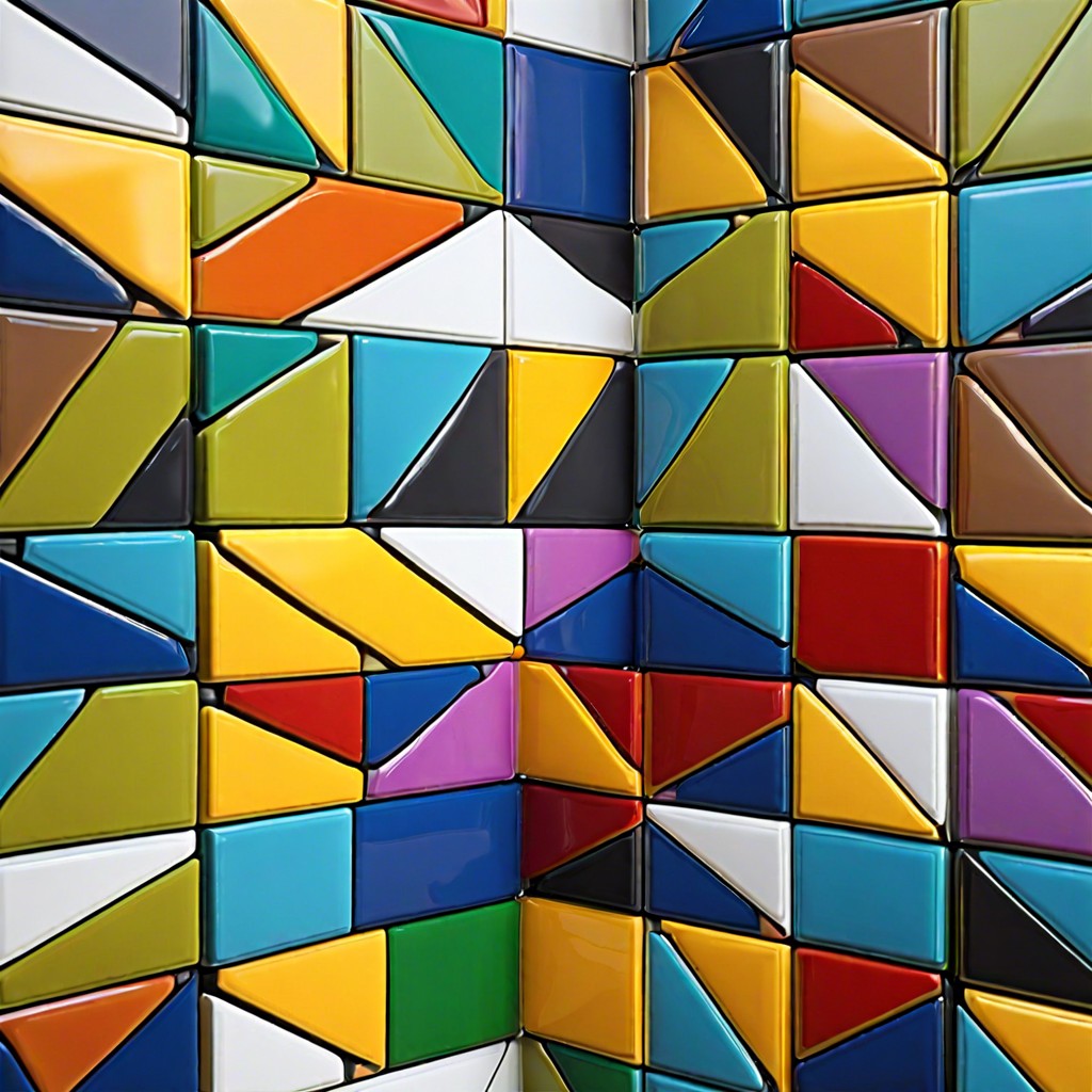 vibrant geometric tiles