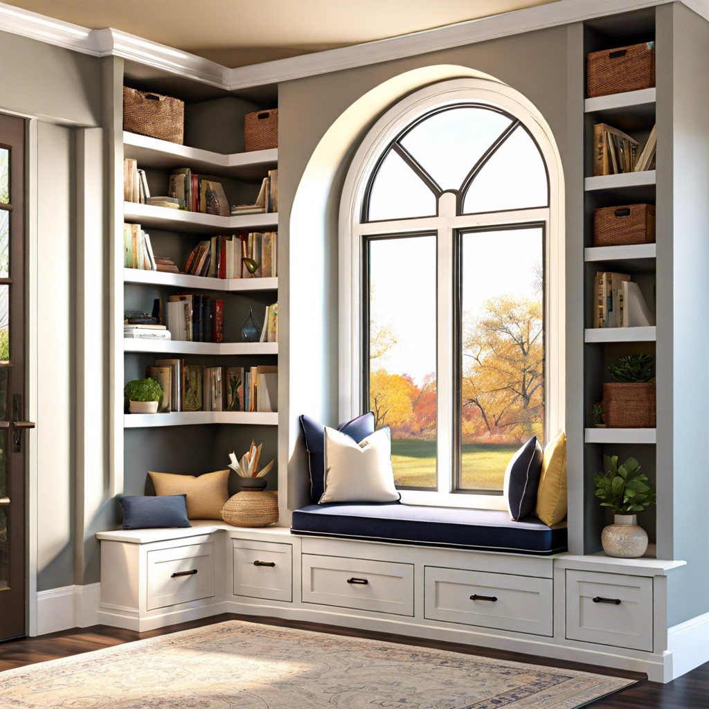 window alcove reading nook