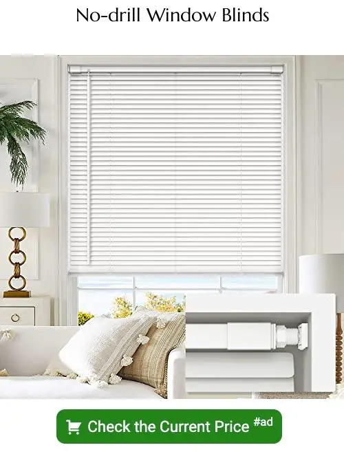 No-drill window blinds