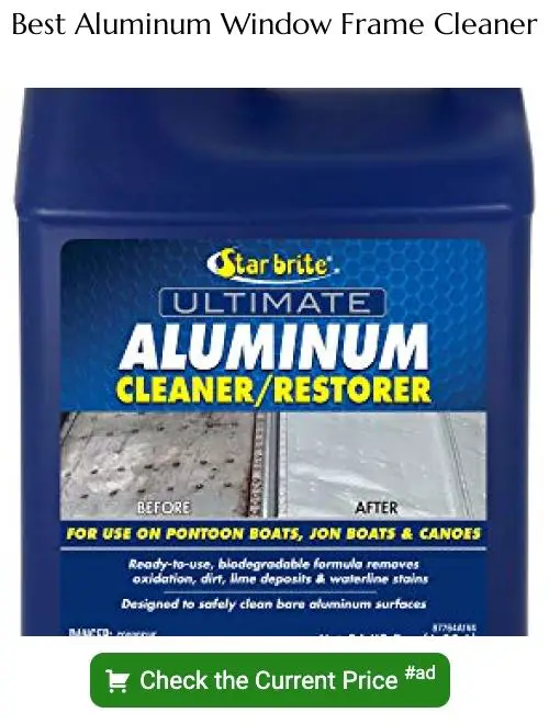aluminum window frame cleaner