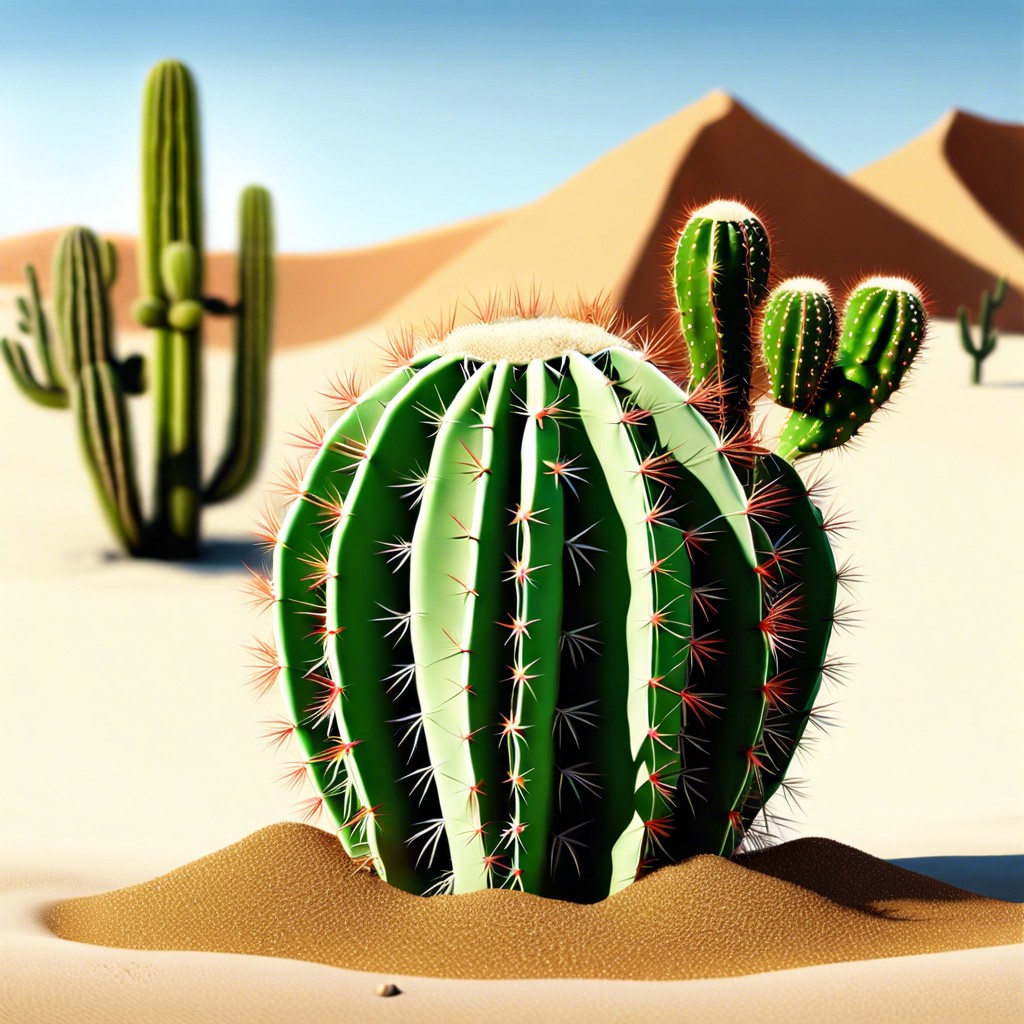 cactus and sand theme