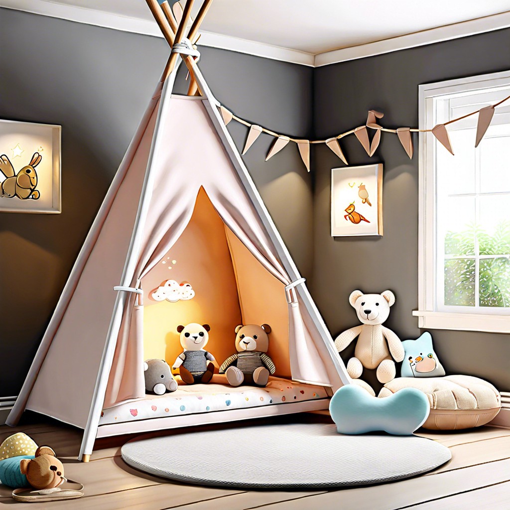 childrens nook with soft toys