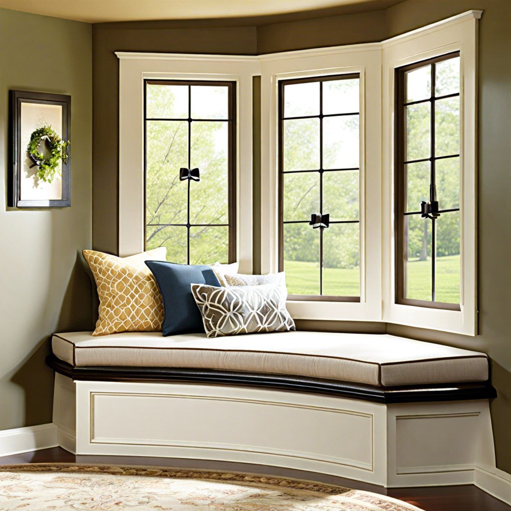 cushioned window seat