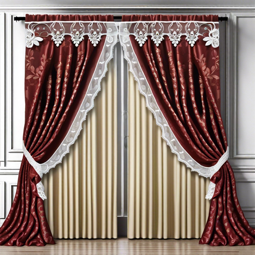 decorative lace curtains