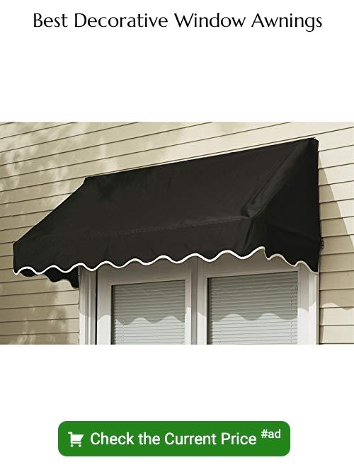 decorative window awnings