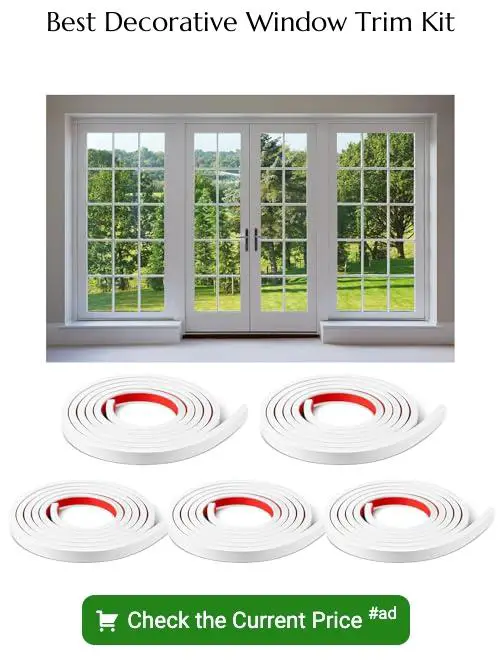 decorative window trim kit