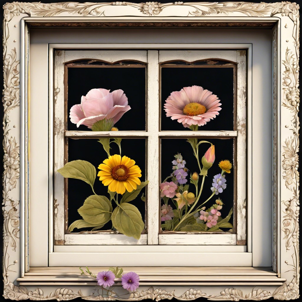 framed pressed flower displays